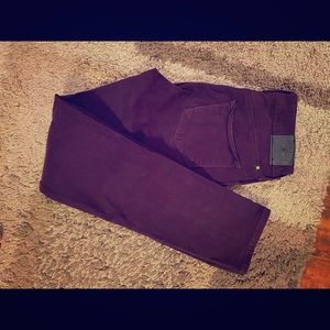 Lucky Brand Purple/Plum Hayden Skinny Pants